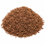 Brazilian Mimosa hostilis inner root bark shredded into fine natural pieces on white background