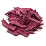 Mexican Mimosa Hostilis Root Bark Whole – shredded deep pink-purple bark pieces on white background