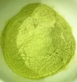 San Pedro Cactus Powder Echinopsis Pachanoi – fine bright lime-green powder in white bowl
