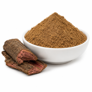 Brazilian Mimosa hostilis inner root bark powder in natural finely ground form